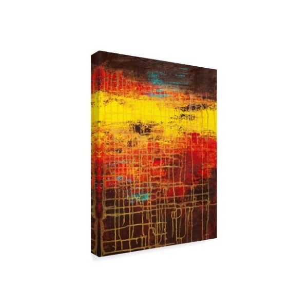 Hilary Winfield 'Nimble Morning Center' Canvas Art,14x19